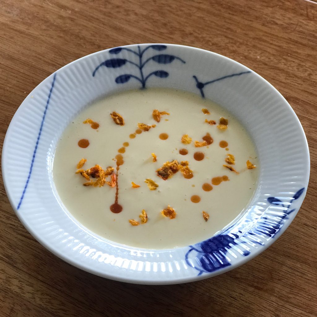 Koldskål med havtorn